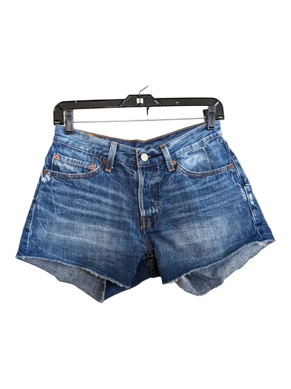 Levi's 501 Cut off Jean Shorts Size 26